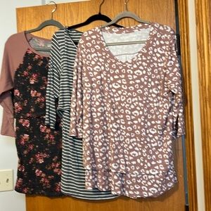 Latched Mama 3/4 Sleeve shirt Bundle